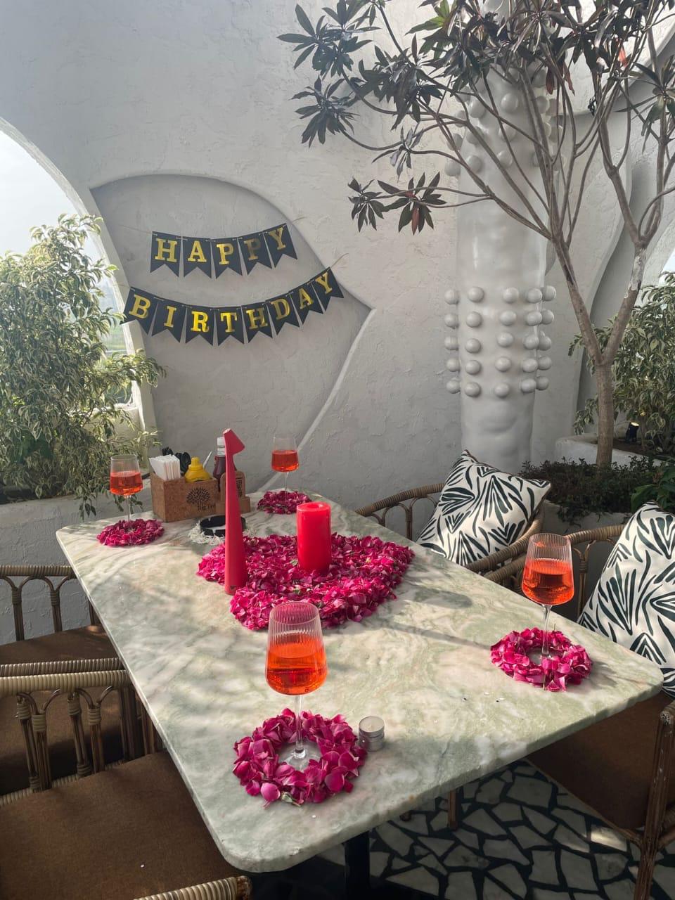 Table Decorations - At Delhi